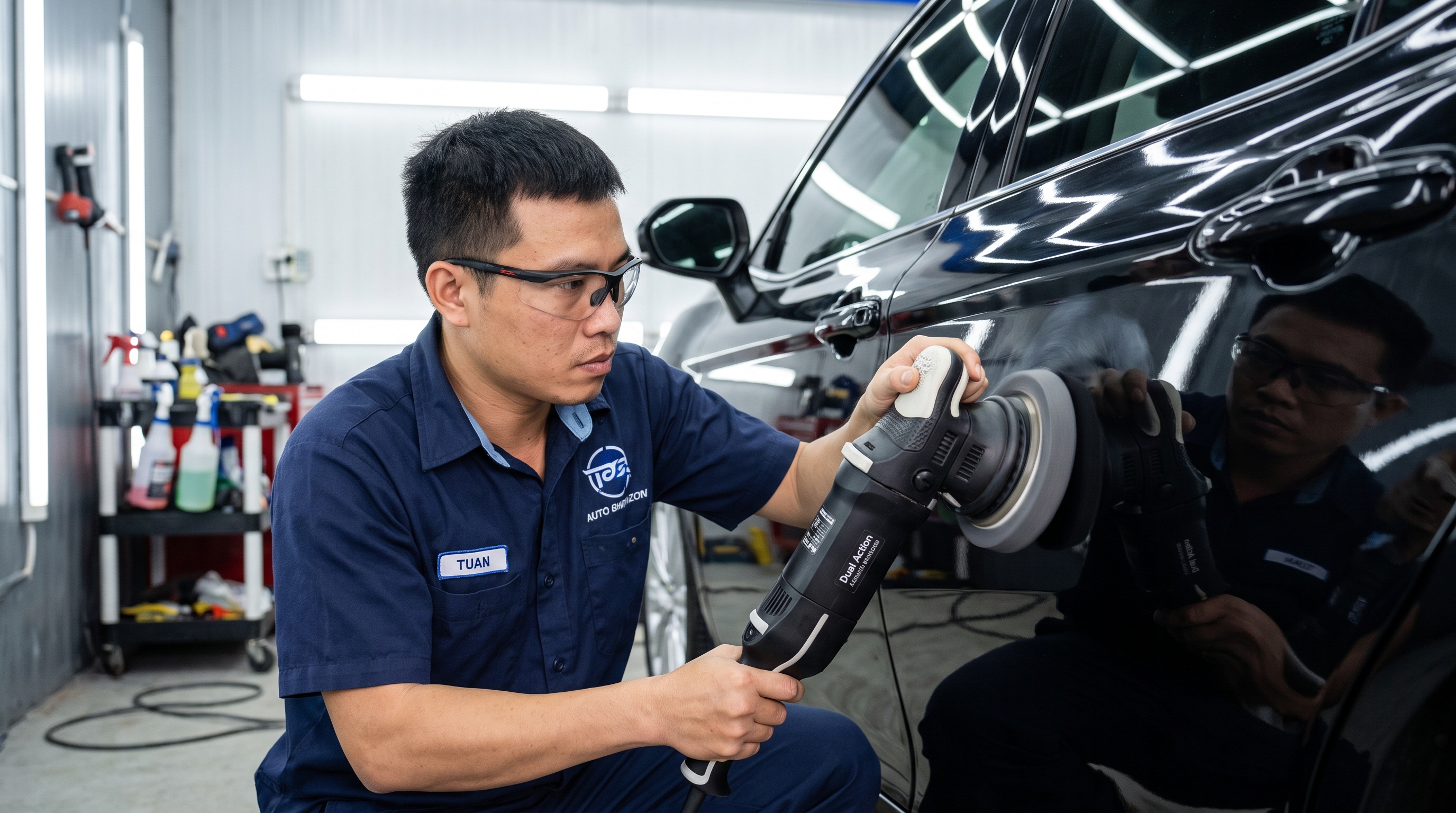 Quy Trình Hiệu Chỉnh Sơn Xe Ô Tô Chuẩn Detailing: Đánh Thức Vẻ Đẹp Nguyên Bản